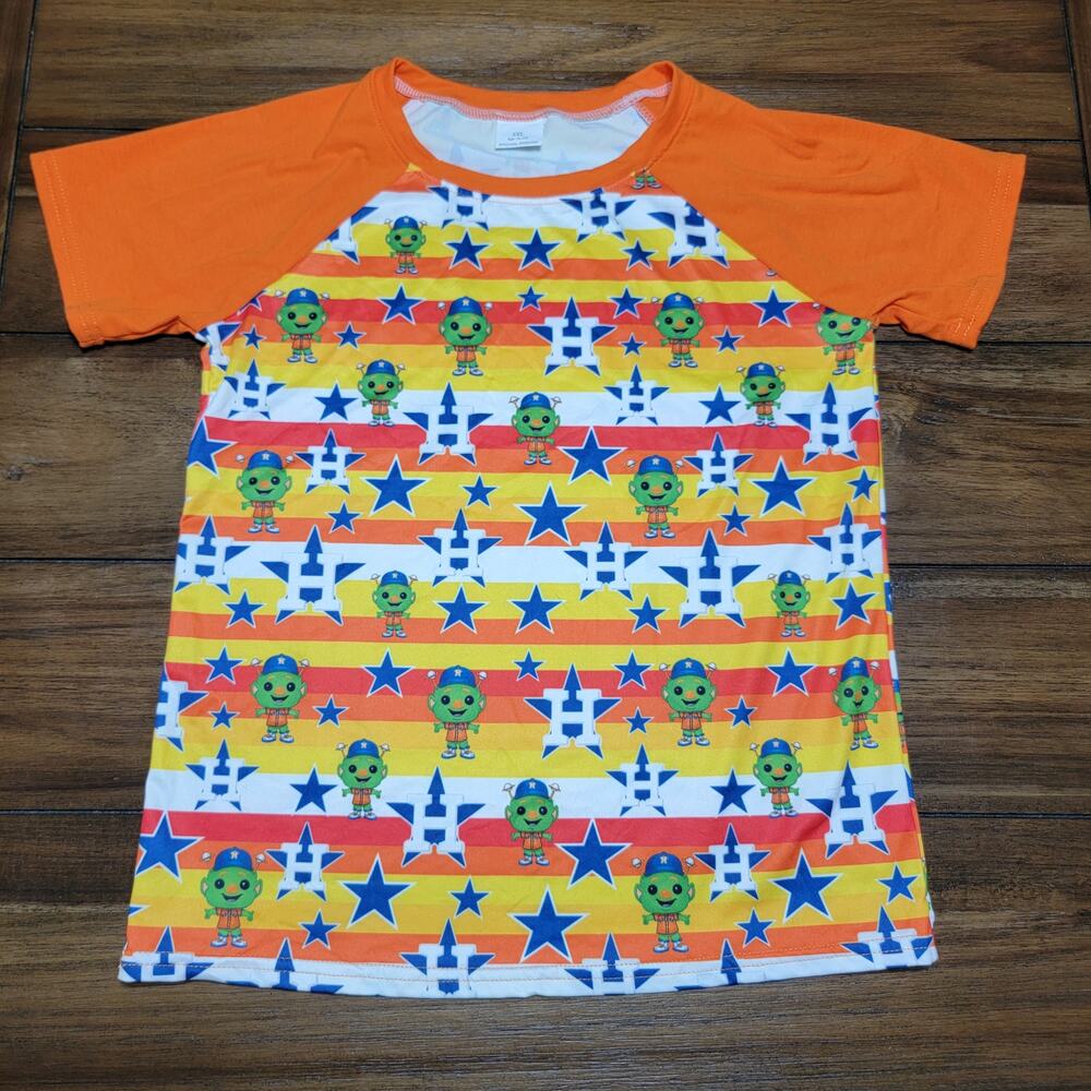 Houston Astros Orbit Mascot Youth Unisex Tshirt - Size 6XL (14-16T)
